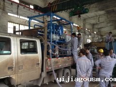 双级真空滤油机装车现场