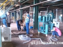 滤油机使用安装现场照片